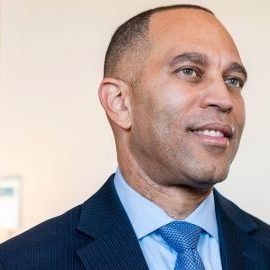 Hakeem Jeffries makes history as the first Black lawmaker to lead a party in Congress